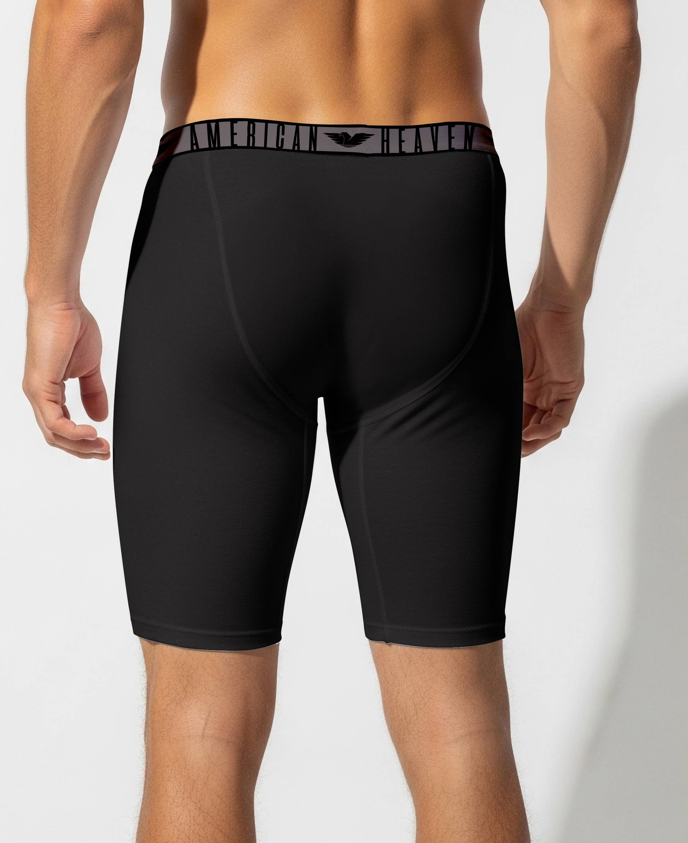 I-Wear Brands - Vente Sous-vêtements – homme - Lot de 6 boxers ultra doux au genou avec braguette pour hommes7