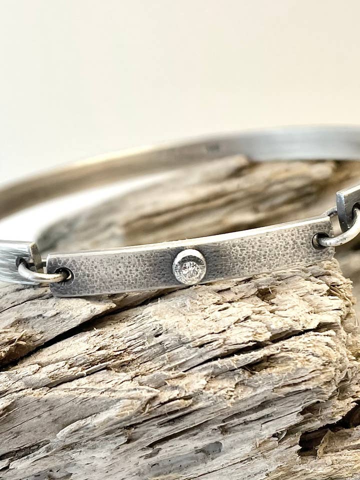 The Bridge Bangle for wholesale by KFinn Designs