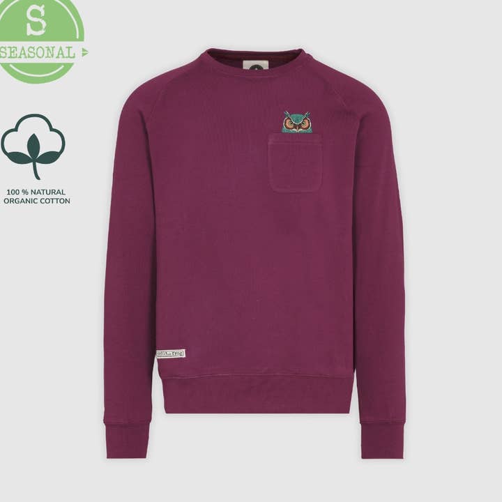 Sweatshirt en forme de hibou pour la vente par SZÖLTANDFROG