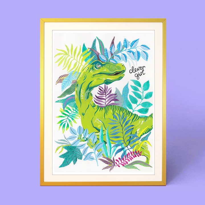 CLEVER GIRL DINOSAUR PRINT, JURASSIC PARK for wholesale by Cor