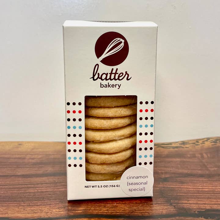 Batter Bakery - Wholesale Cookie - Cinnamon Shortbread (seasonal!)