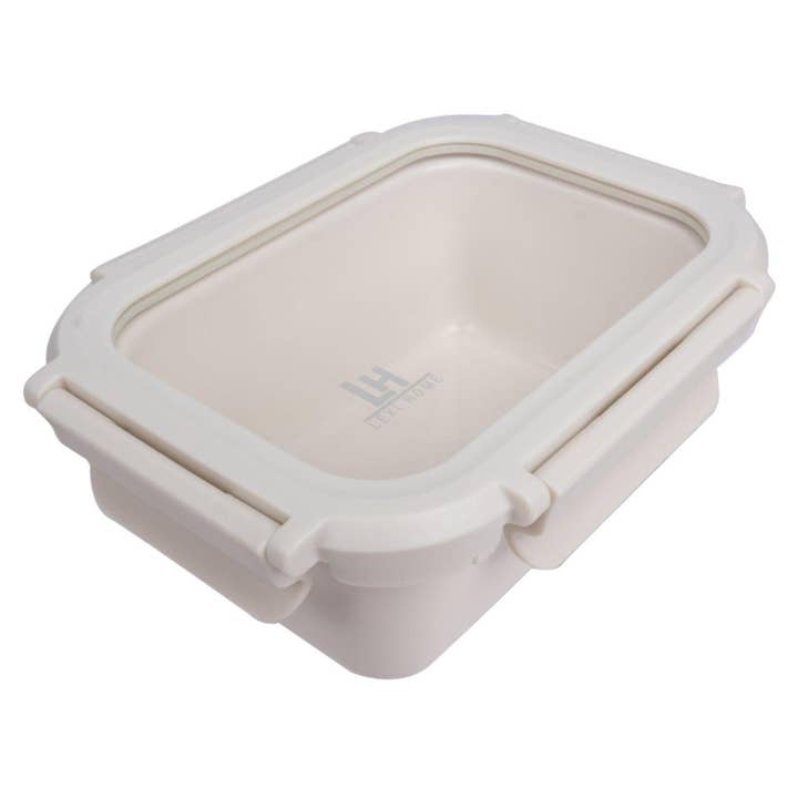 33.5 oz. Brixton Porcelain Ceramic Container with Glass Lid for wholesale by Lexi Home