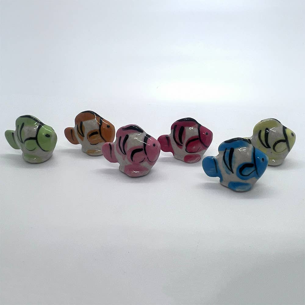 VIE - Wholesale Decorative Figurine - Mini Ceramic Figurine, Assorted Colour, Approx. 2cm63