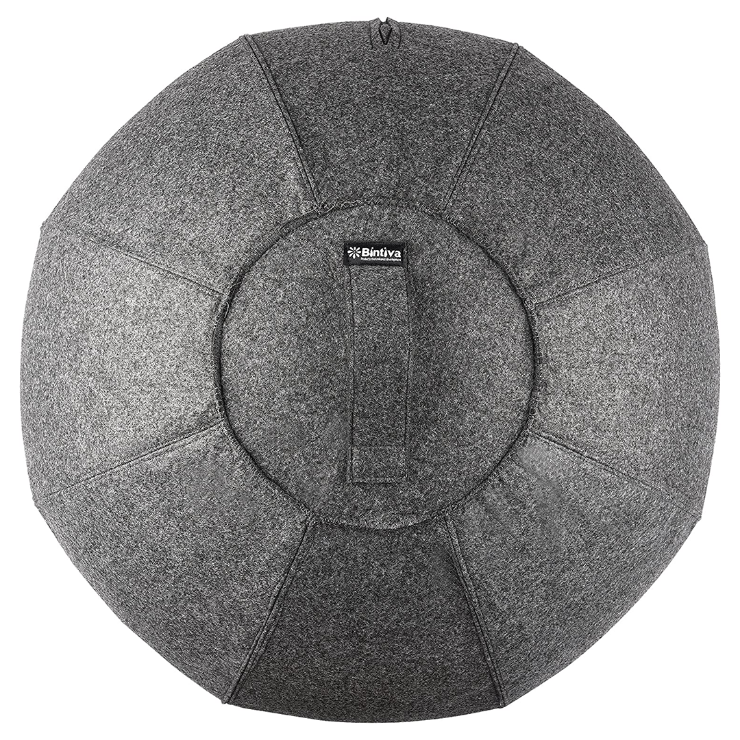 Bintiva – wholesale Fitness equipment – Luxurious Covered 65cm Stability Ball - For Ergonomic Seating, Therapy, and Exercise6