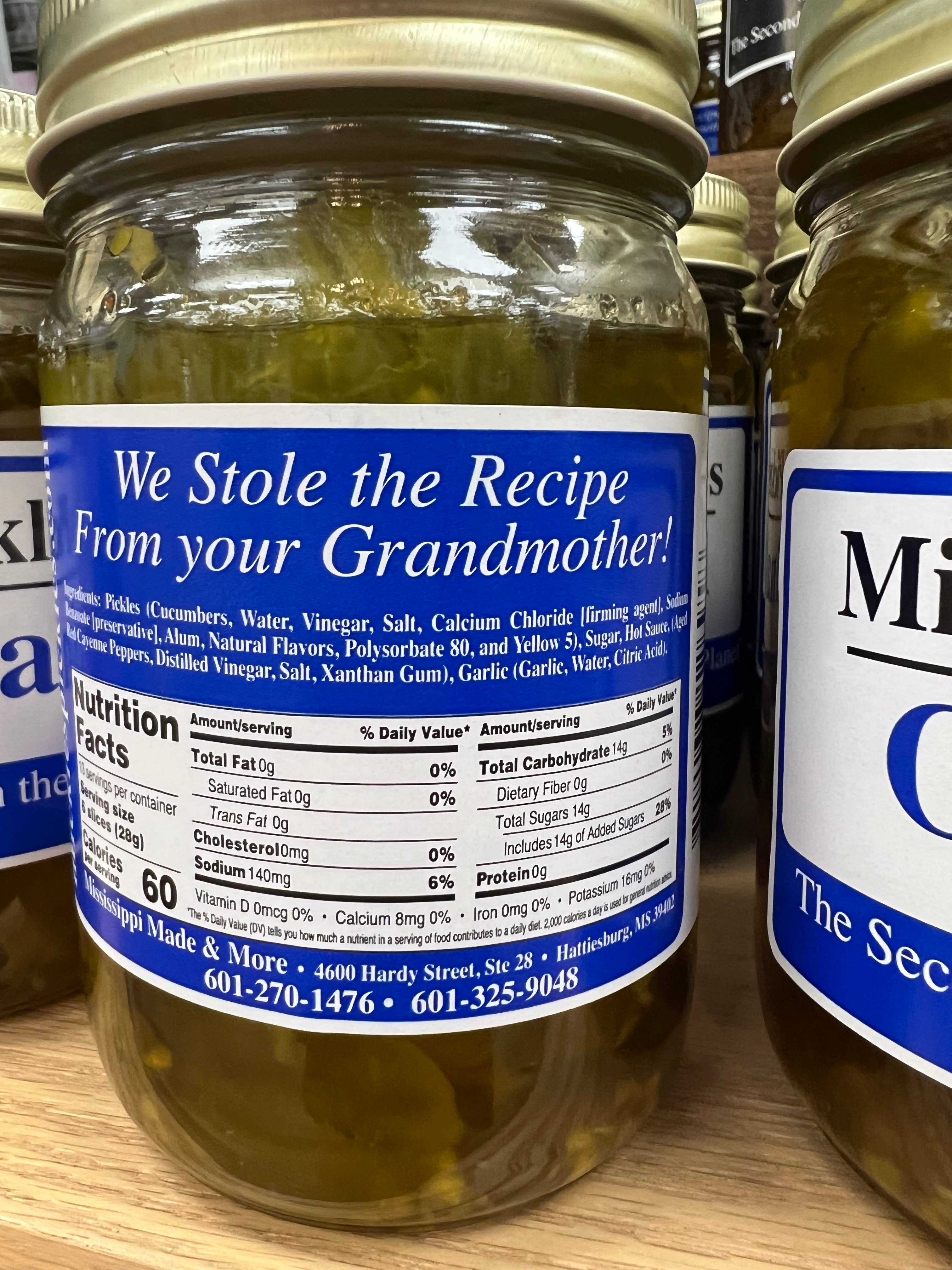 Mickle’s Pickles - Wholesale Pickled Vegetables - Original Mickle's Pickles 12oz Jar1