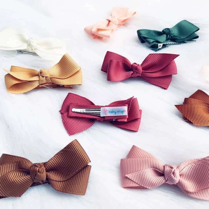 Baby Wisp - Wholesale Hair Bow - Kids - Girls Boutique Ribbon Hair Bows Knotted Bows Hair Clips10