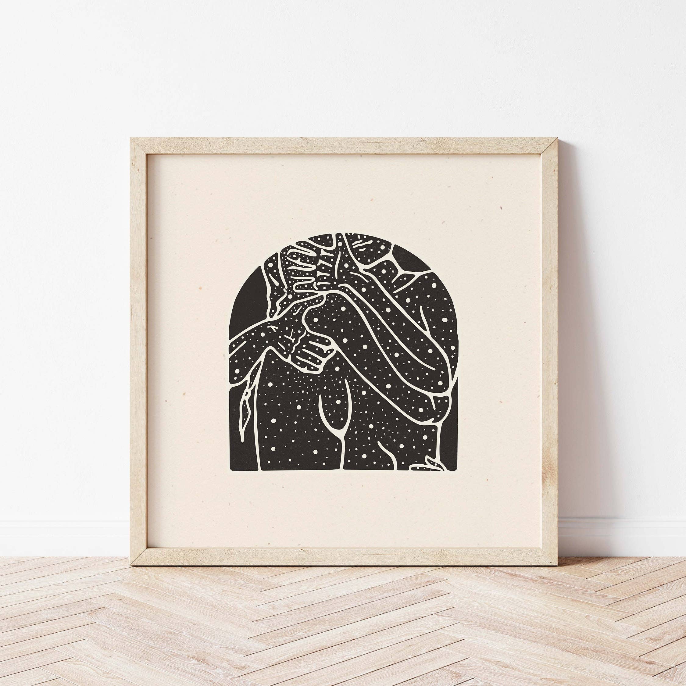 Mid Tide Design - Wholesale Art print - Stars Entangled | Romantic Art Print