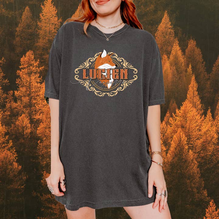 CrescentCatCo - Wholesale Screen Printed T-Shirt - Women's - Offically Licensed Lucien Vencerra T-Shirt | ACOTAR Merch4
