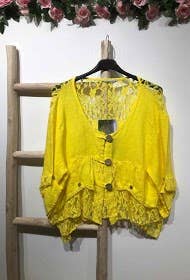 LINEN & COTTON HOUSE - Wholesale Jacket - Women's - VEST IN LINEN 9207 SPRING SUMMER17