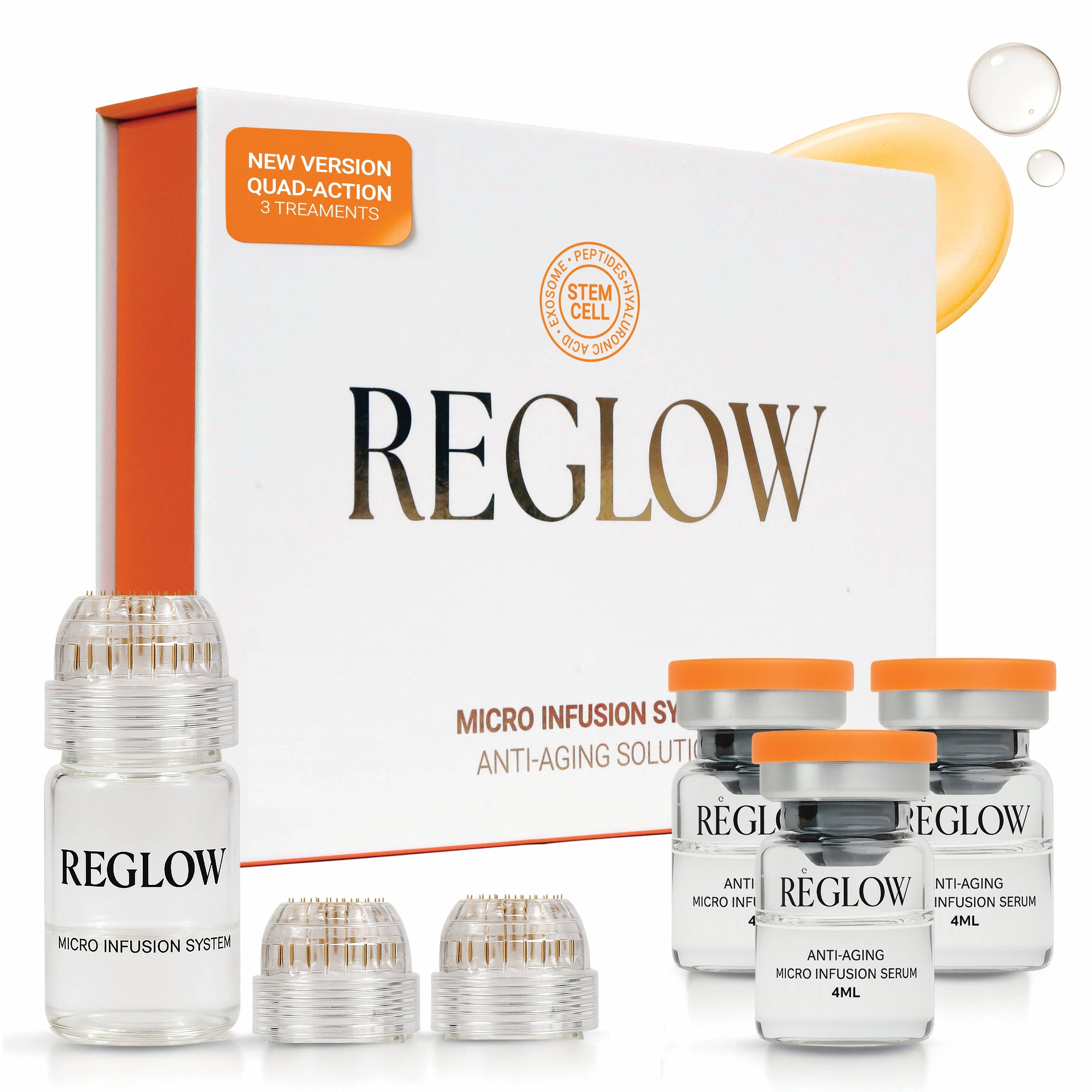 ReGlow - Wholesale Facial Care Set/Kit - Award Winning Micro Infusion System - Stem Cells & Exosomes 2