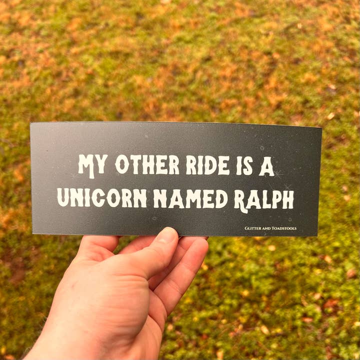 Here for the Lore Bumper Magnet for wholesale by Glitter and Toadstools