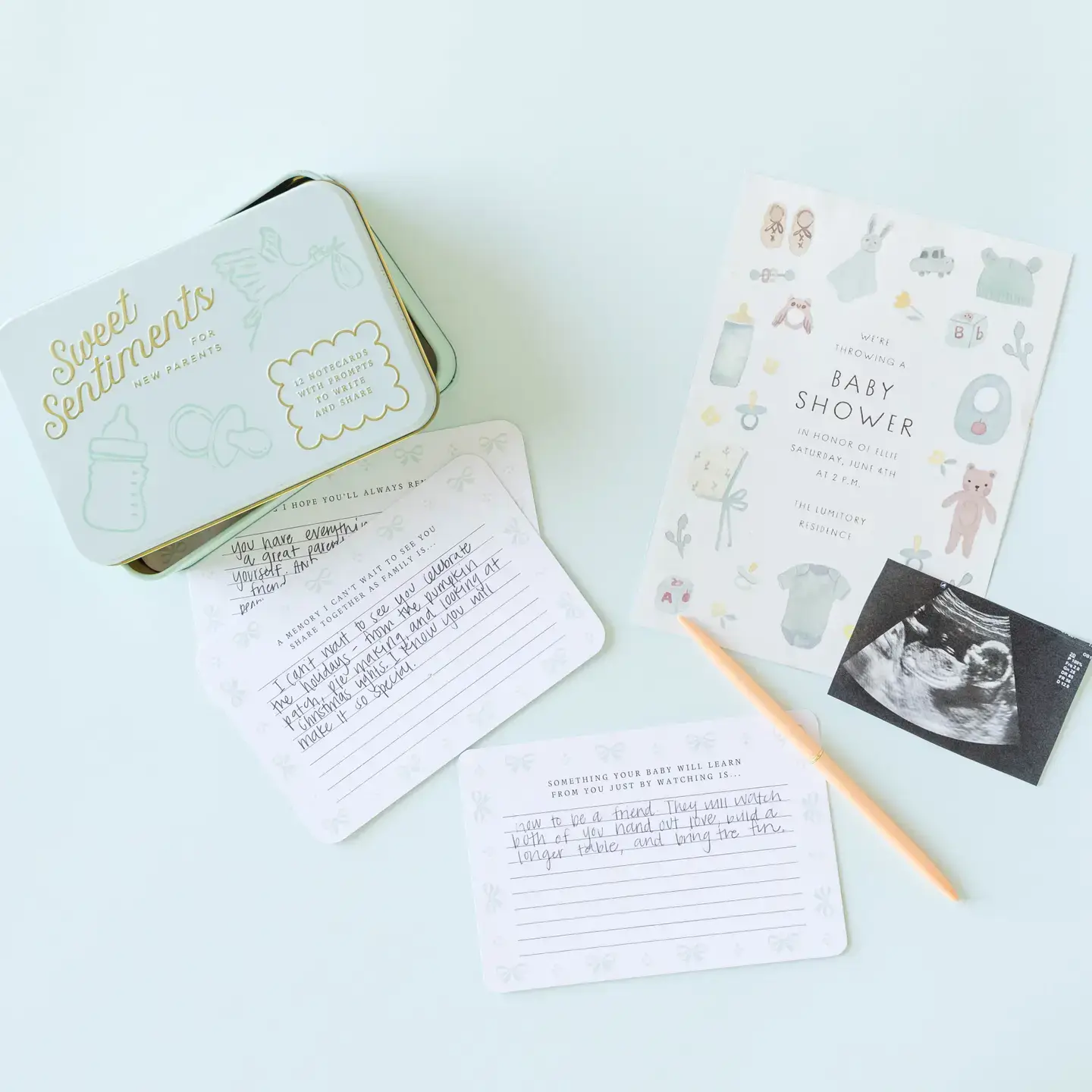 Lumitory - Wholesale Stationery/Notecard Set - Sweet Sentiments for New Parents2