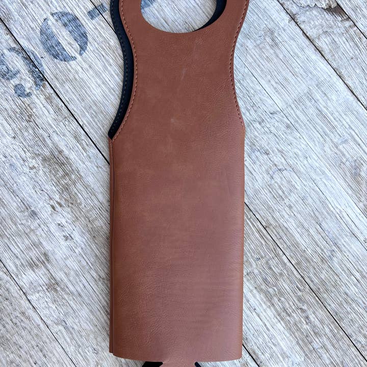 KW Custom Creations - Wholesale Wine Gift Bag - Leatherette Wine Bag1