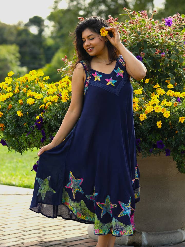 Shoreline Wear. INC – Großhandel Kleid – Damen – Ärmelloses Midikleid Starfish10