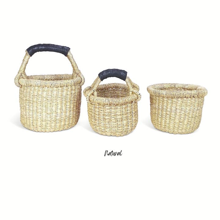 Ti-a Woven Goods - Wholesale Gift Bag - Mini Basket / Gratitude8