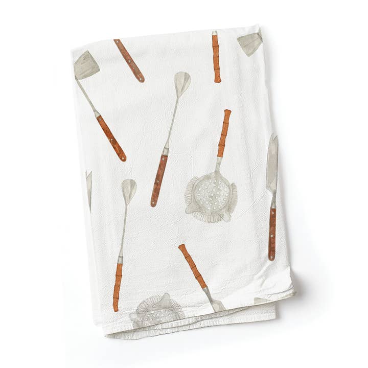 Maizie Clarke LLC - Wholesale Tea Towel - Bar Tool All-over Print Tea Towel