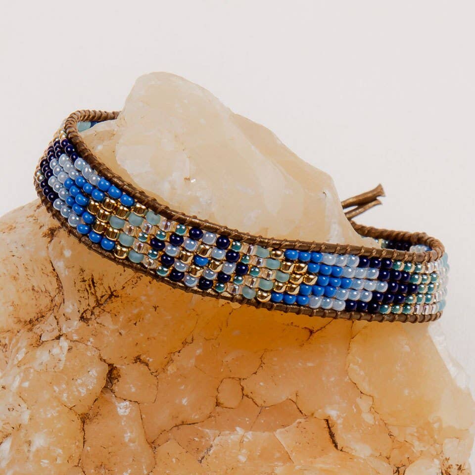 Altiplano - Wholesale Armband met kralen - Armband met goudkleurige en glazen kralen3