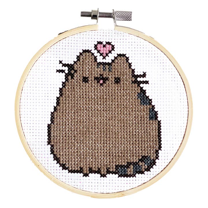 TheCloudFactory - Wholesale Embroidery/Cross Stitch Supplies - Pusheen - DIY Cross Stitch Kit