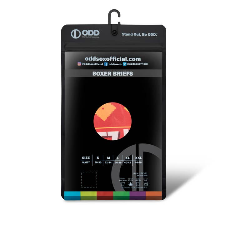 Odd Sox - Wholesale Underwear – Men's - Cheez It - Mens Boxer Briefs3