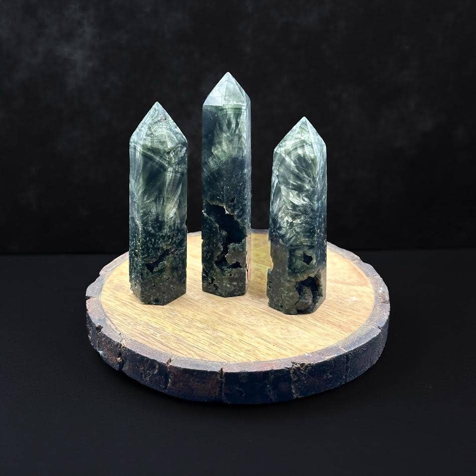 Crystal Deal· Wholesale Crystals & Gifts - Wholesale Spiritual Stone/Crystal - Seraphinite Tower 2