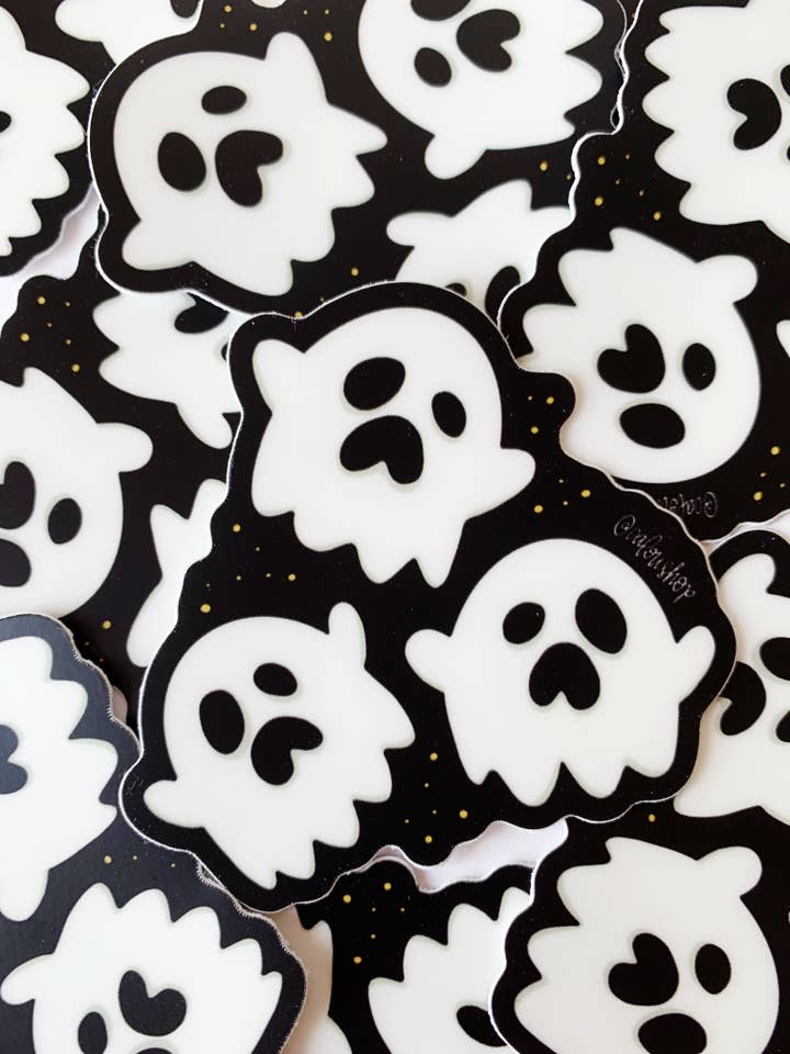 Pegatina Ghost: Spoopy Trio para venta al por mayor de Calou Shop