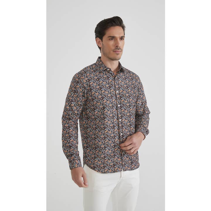 Shirt with a comfortable cut pattern for wholesale by Yves Enzo