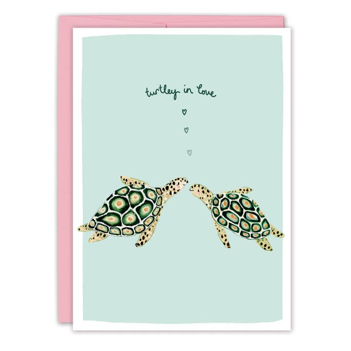 Turtley In Love Valentine's Day Card for wholesale by Biely & Shoaf