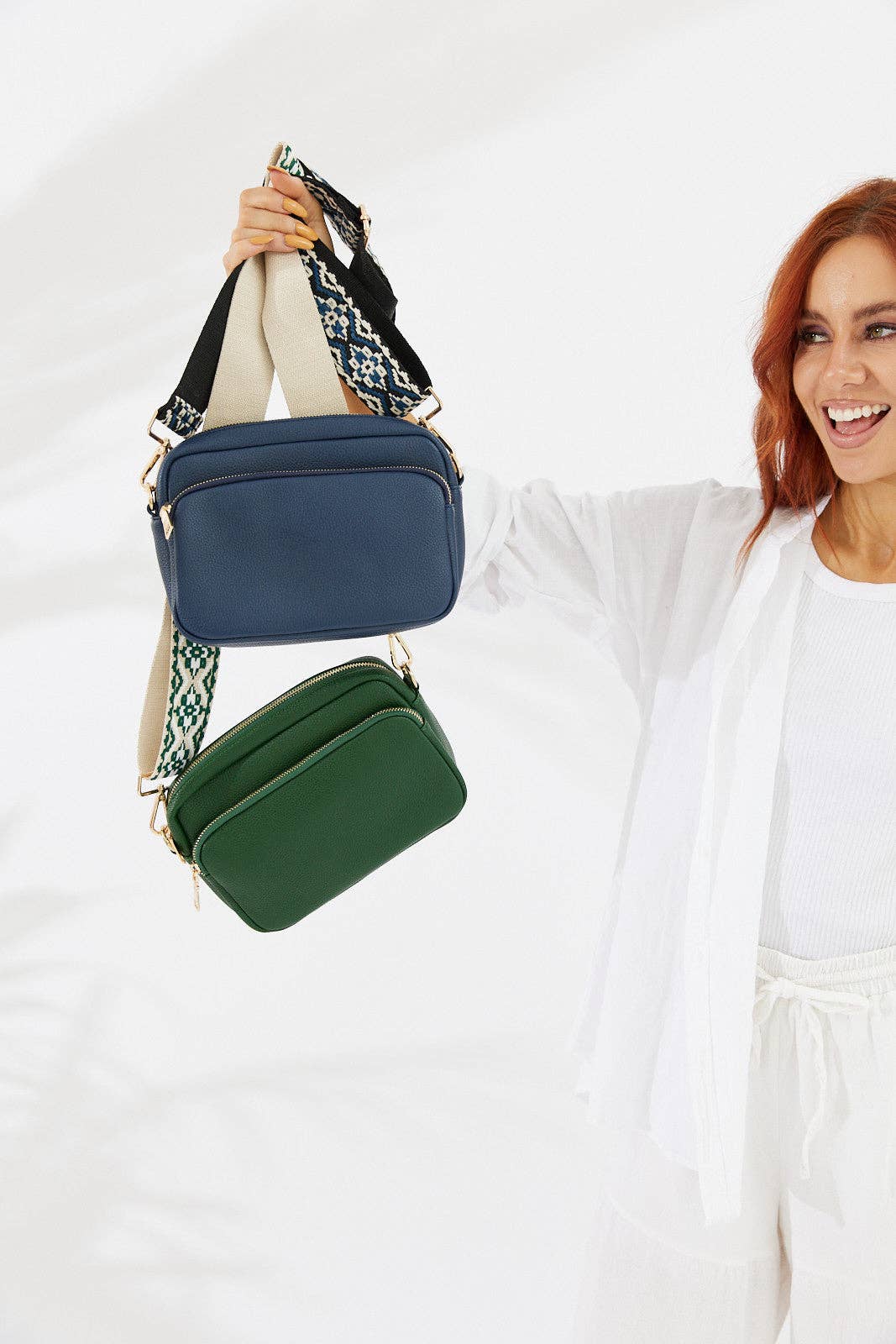 Nakoa The Label – wholesale Crossbody bag – Women's – Vegan PU Leather California Crossbody - Jungle Green4