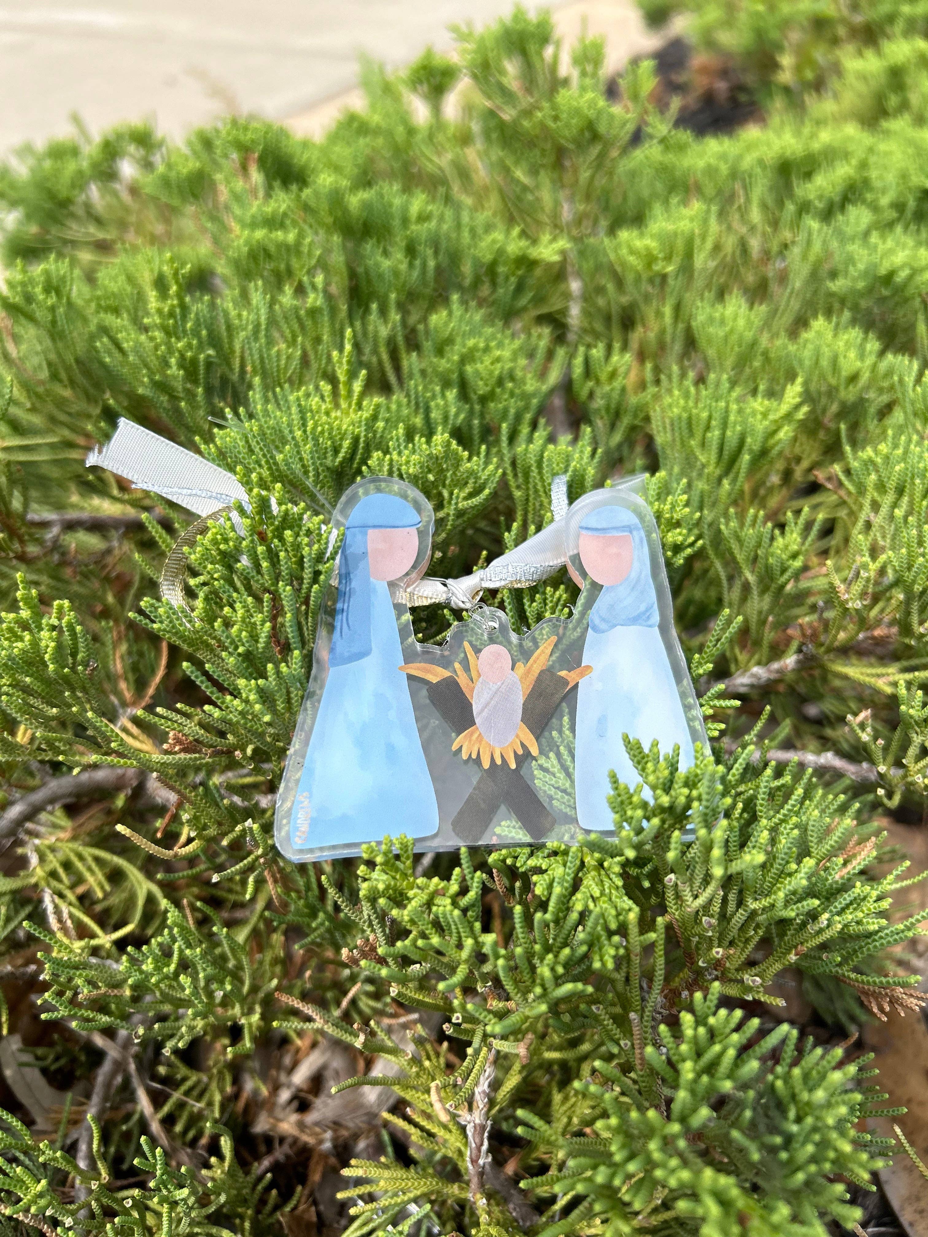 Casey Andrews Art - Vendita all'ingrosso Decorazione - Decorazione acrilica della Natività della Sacra Famiglia1