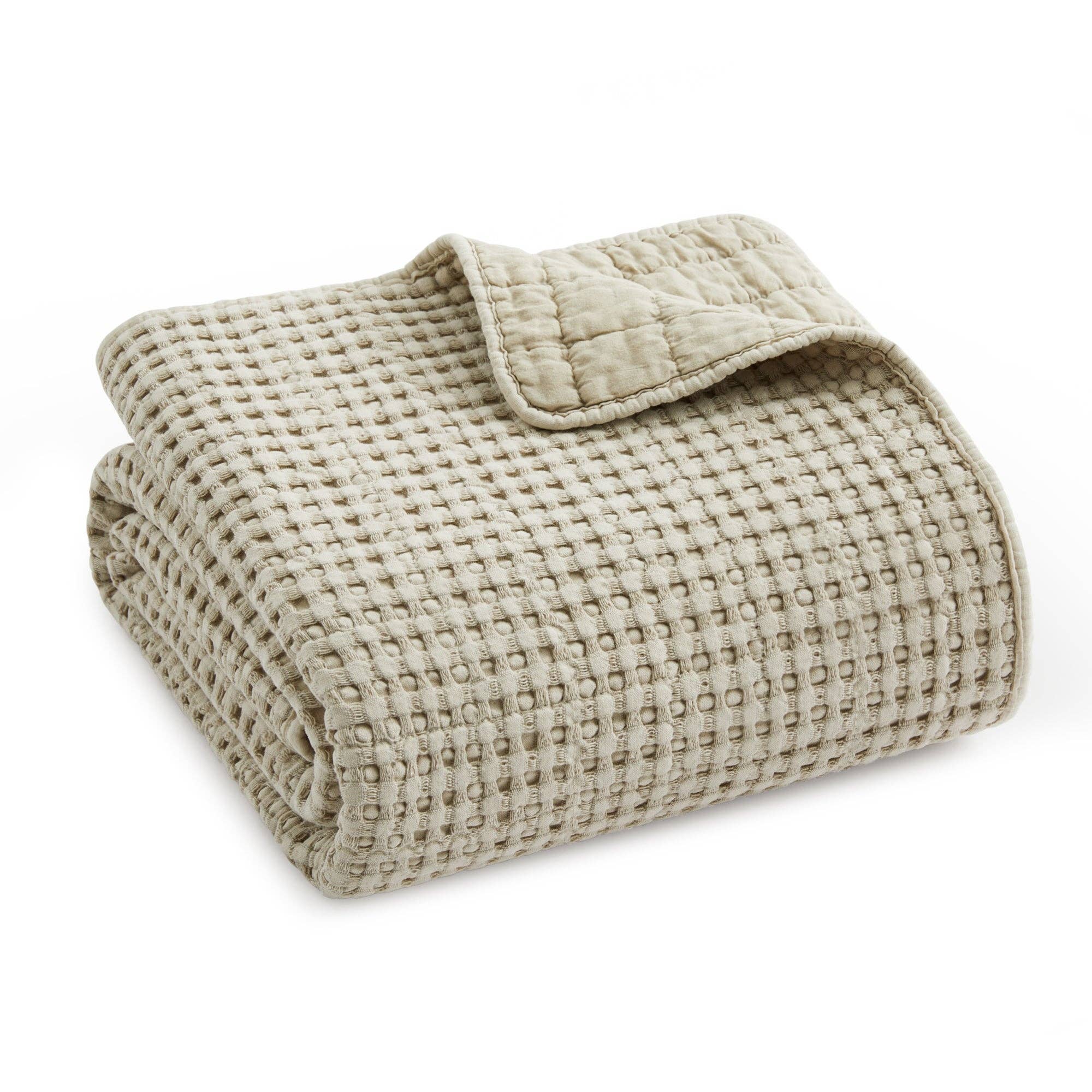 Levtex Home - Wholesale Throw Blanket - Mills Waffle Quilted Throw57