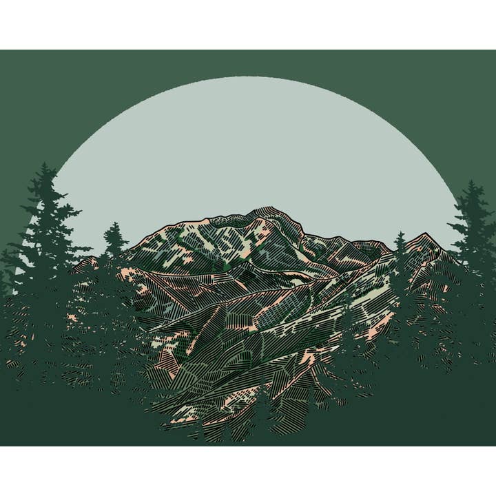 Beyond The Pines - Archival Print for wholesale by Lily McAlpin