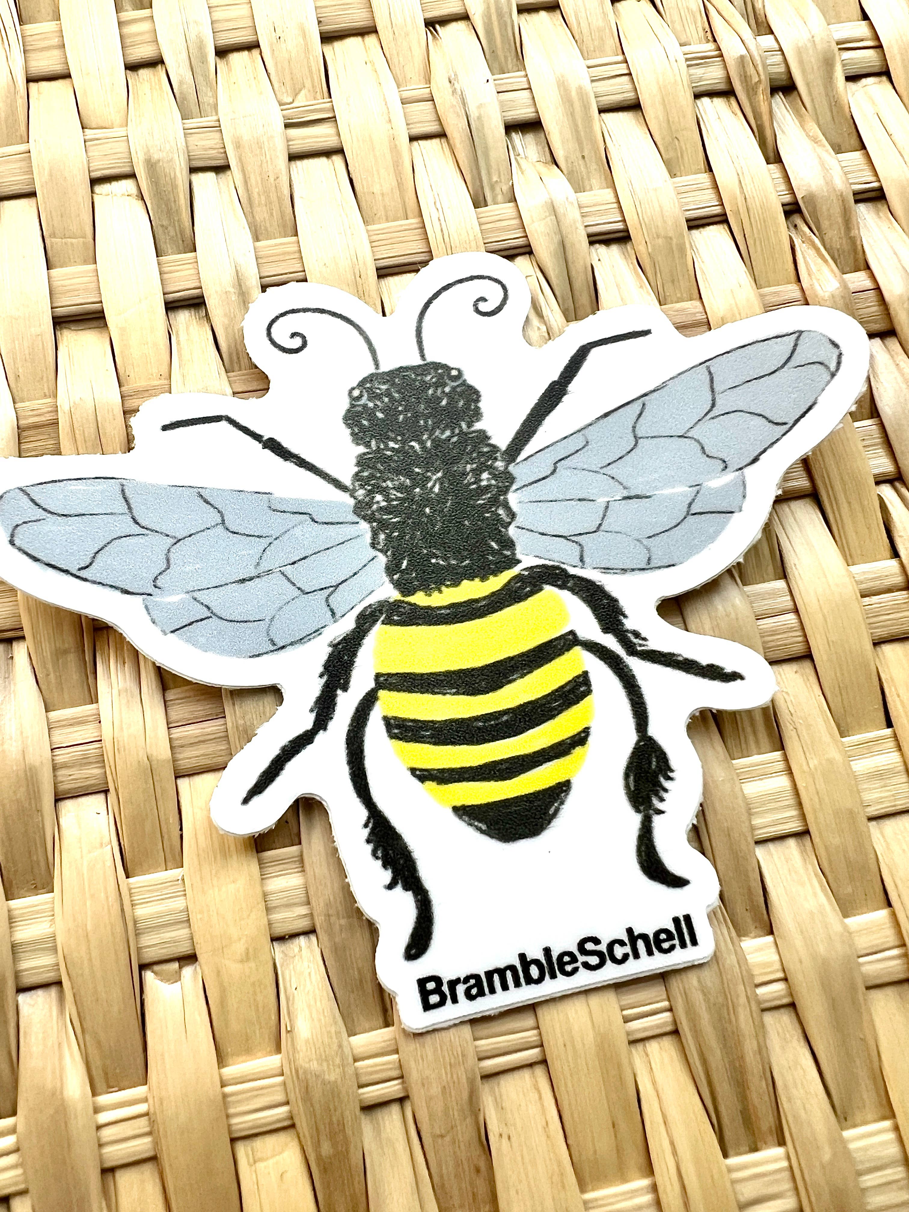 Bramble Schell Studio - Wholesale Sticker - Honeybee Vinyl Sticker1