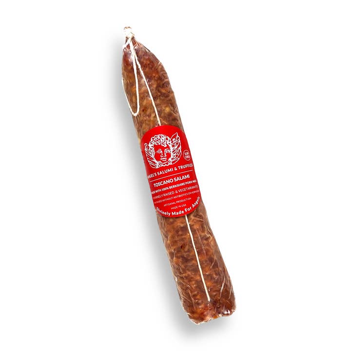 Italian Toscano Salami (1.1lb) for wholesale by Angel's Salumi & Truffles