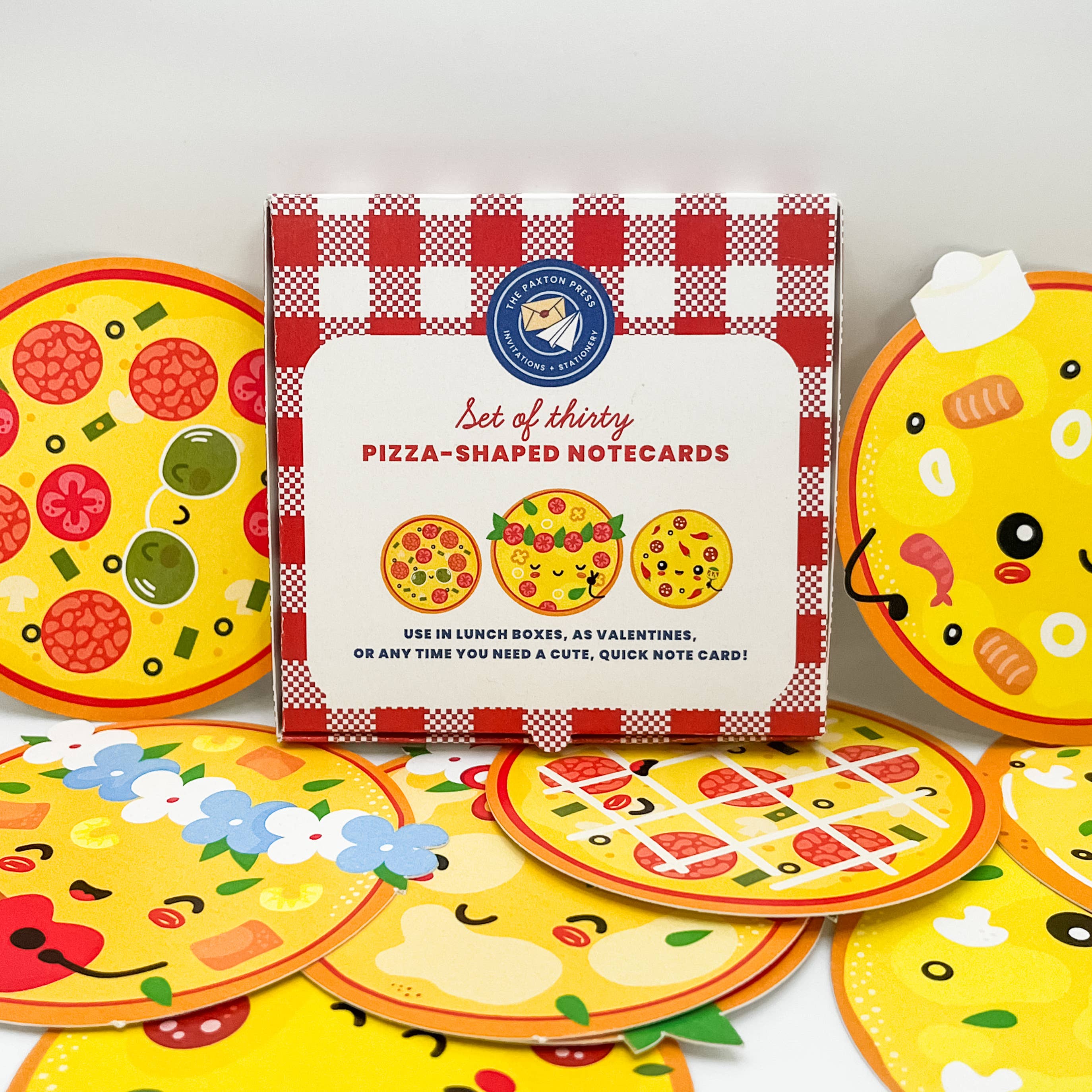 The Paxton Press - Wholesale Stationery/Notecard Set - Box of Pizza Notecards4