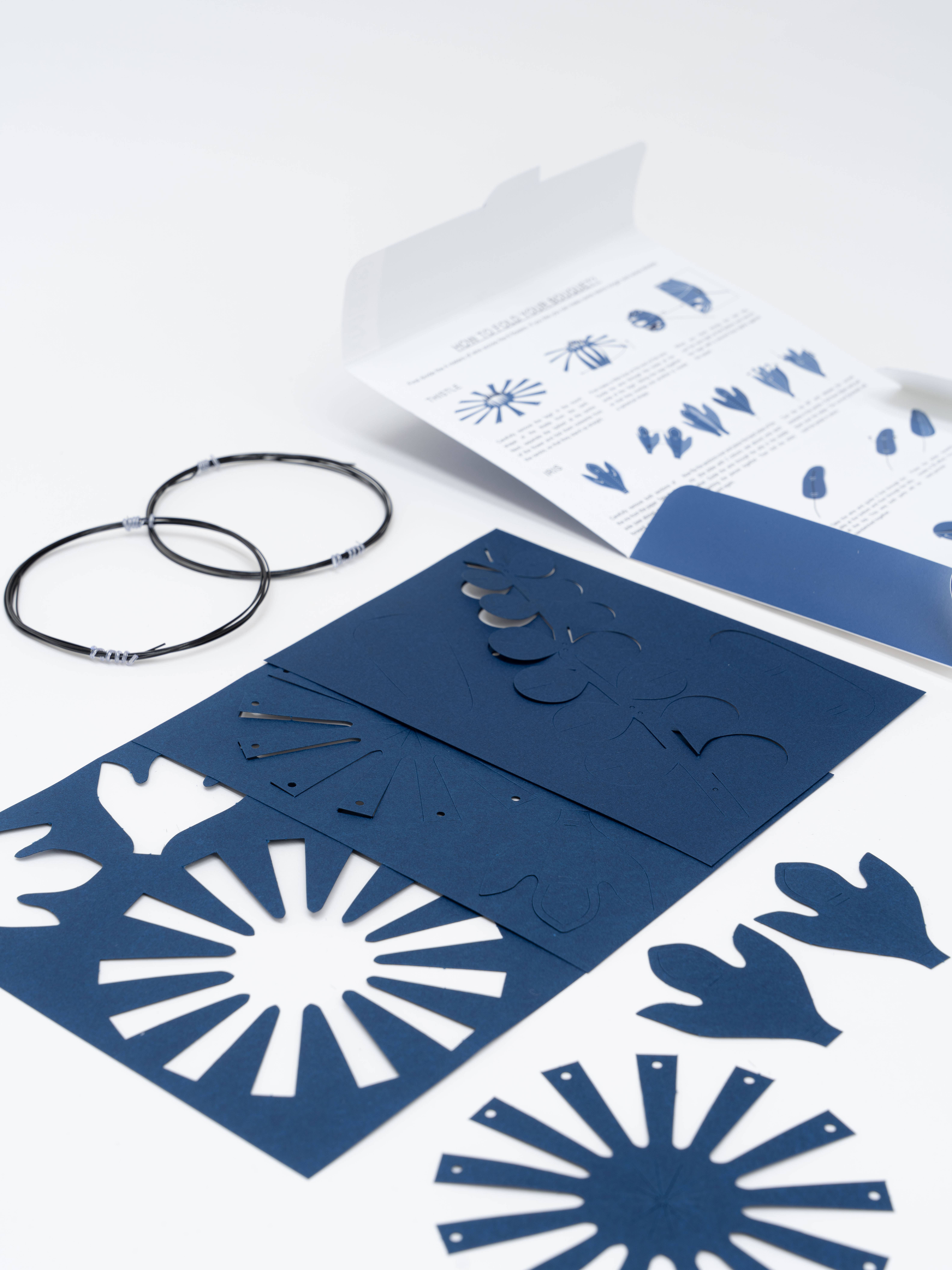 Jurianne Matter - Vendita all'ingrosso Fiori finti - FIELD flowers small - dusk blue (6 flowers)7