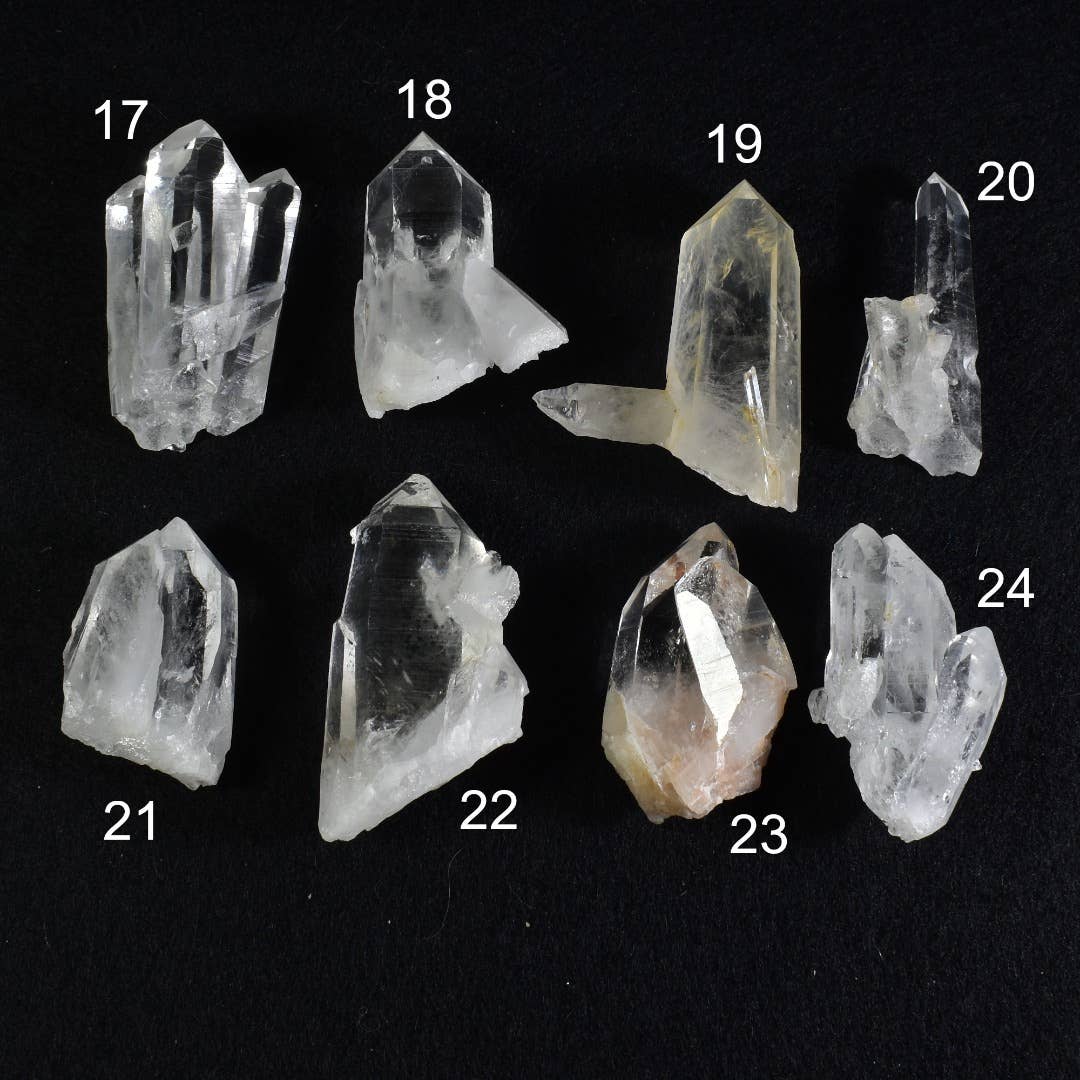 Calder Crystals - Wholesale Spiritual Stone/Crystal - Lemurian Quartz Twin Cluster Wand from Colombia - 8 Optio #29