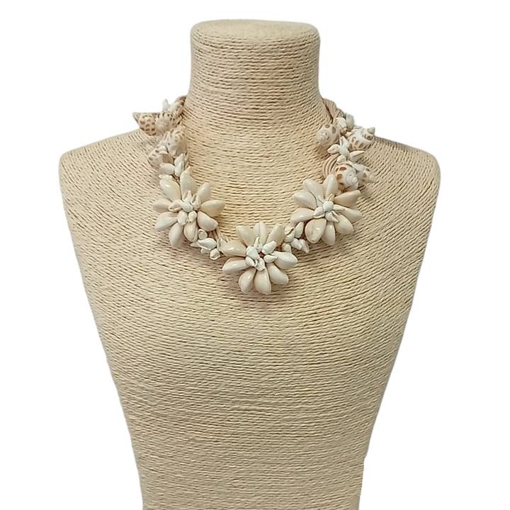 Bijoux Envie Statement Jewelry – wholesale Pärlband/Pärlhalsband – Snäckskalshalsband | Blomhalsband | Strand | Vår | Boho