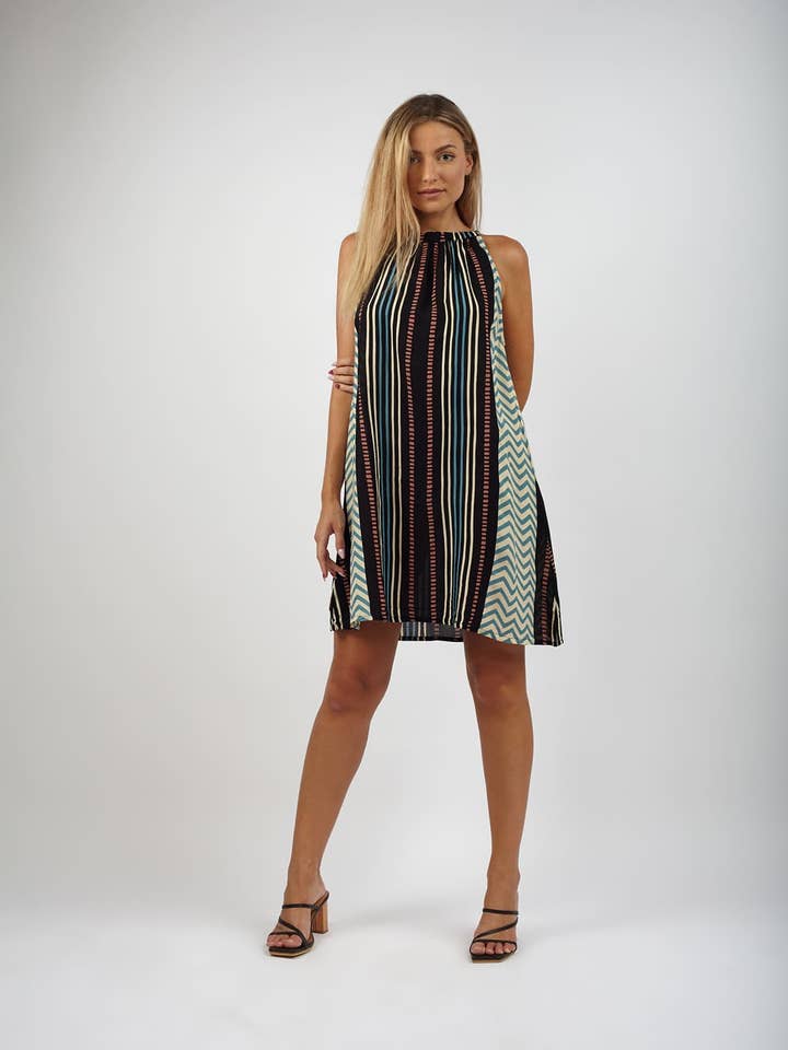 Bijondo - Venta al por mayor Vestido - Mujer - Vestido corto de rayón Mariana