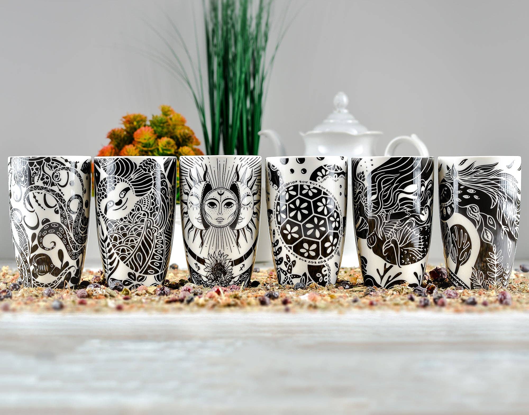 Greenline Goods - Wholesale Coffee Mug - Octopus Coffee and Tea Ceramic Mug 16oz17