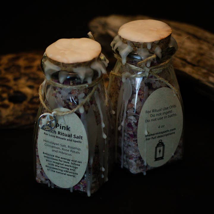 Pink Ritual Salt for wholesale by The Hermit's Path