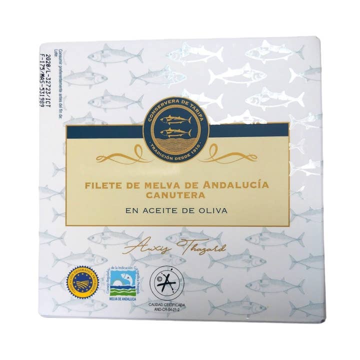 Melva Canutera filéer i olivolja 252g för wholesale av Conservera de Tarifa