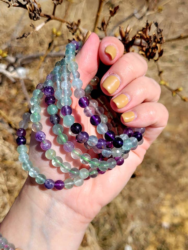 Pulsera de fluorita para venta al por mayor de ZARDENIA