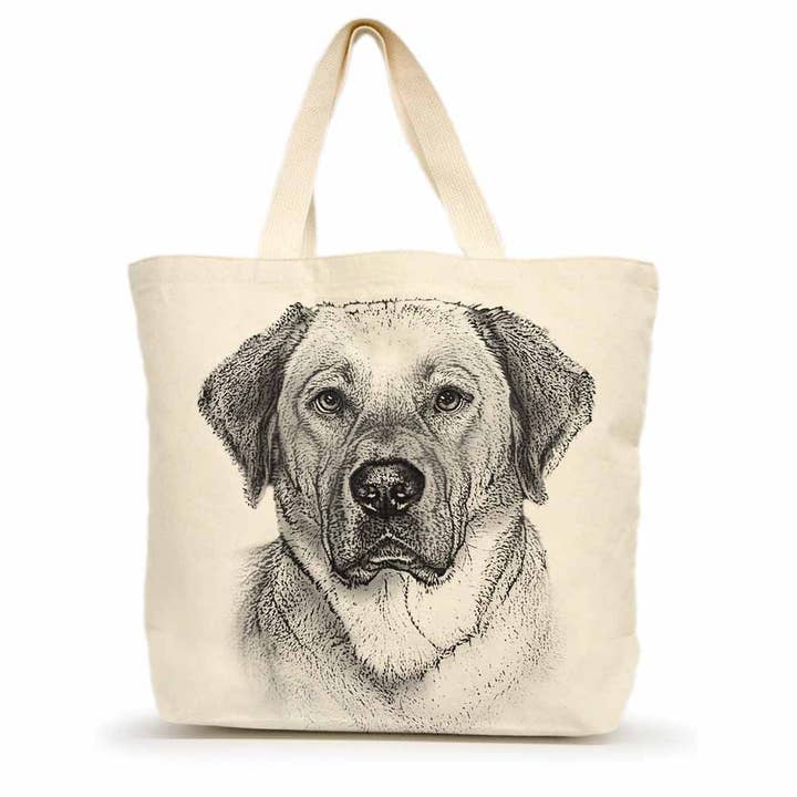Yellow Lab #2 Large Tote for wholesale by Eric & Christopher