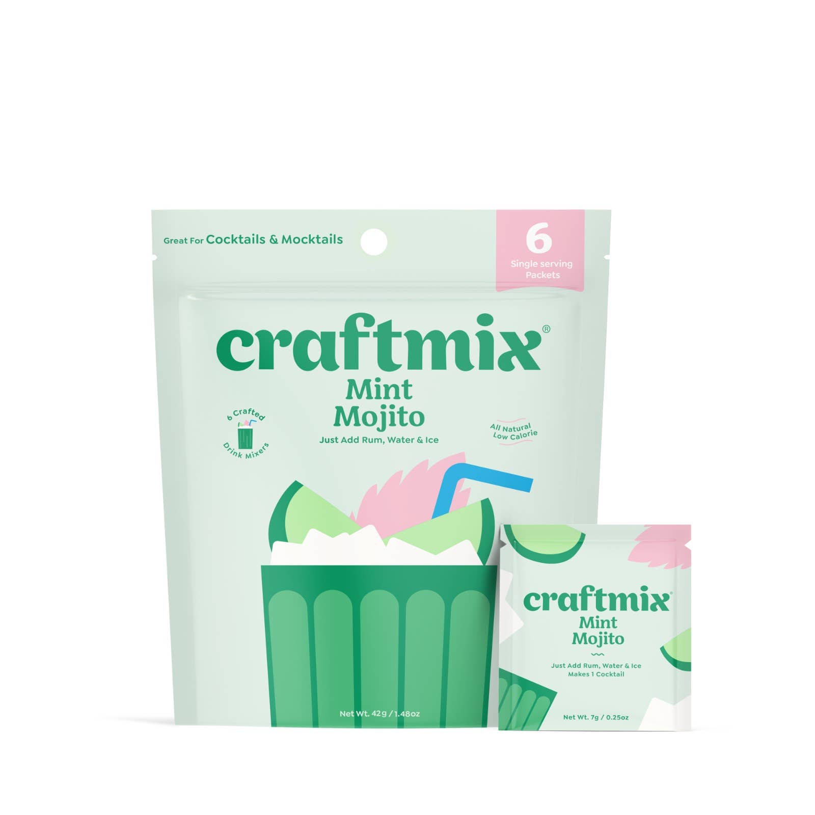 Craftmix - Wholesale DIY Drink Kit - Mint Mojito Cocktail / Mocktail Mixer - 6 Servings Multipack7
