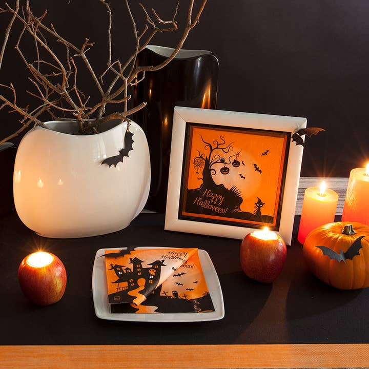 Home Fashion - Carl Dietrich GmbH - Wholesale Disposable Napkin - 2 in 1 Halloween lunchnapkins2