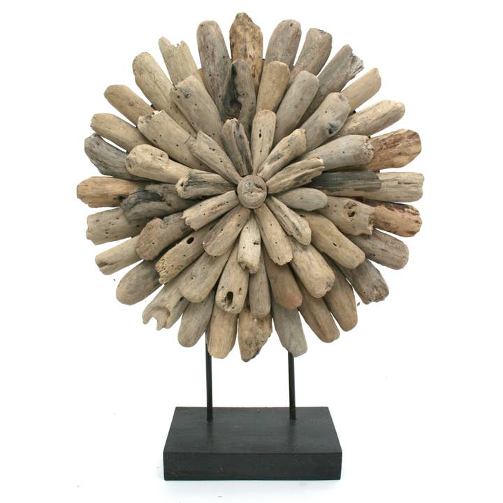 Modern World by Contrast Inc. - Wholesale Decorative Tabletop Object - Driftwood Sunburt Decor
