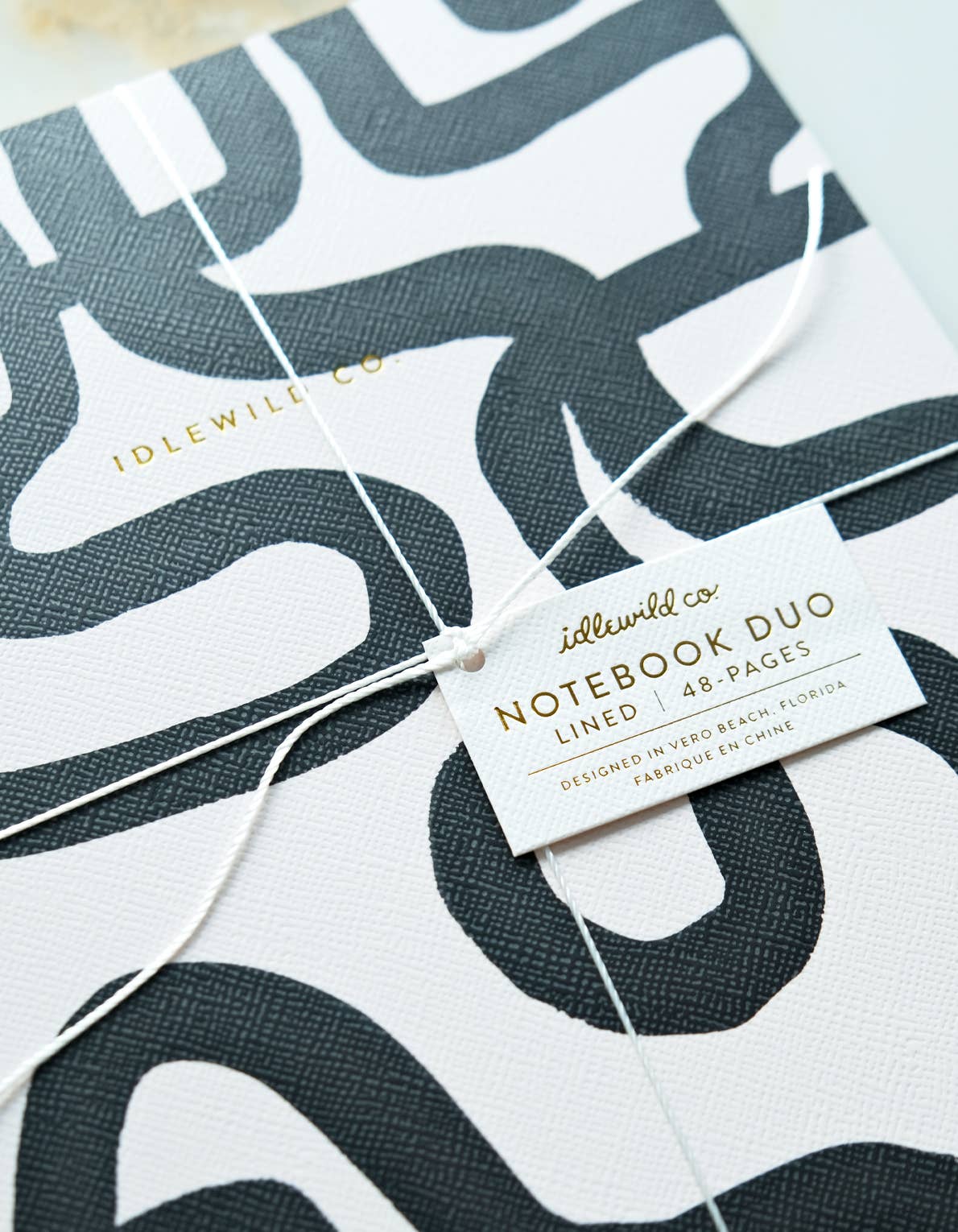 Idlewild Co. – Engroshandel Notesbog – Notebook Duo | Sort & Hvid Krusedulle1