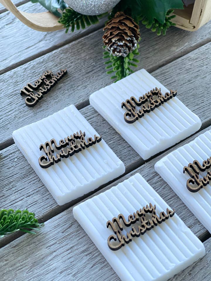 Regali di Natale personalizzati, saponi mini per Capodanno per la vendita all'ingrosso da parte di Uniq Favors