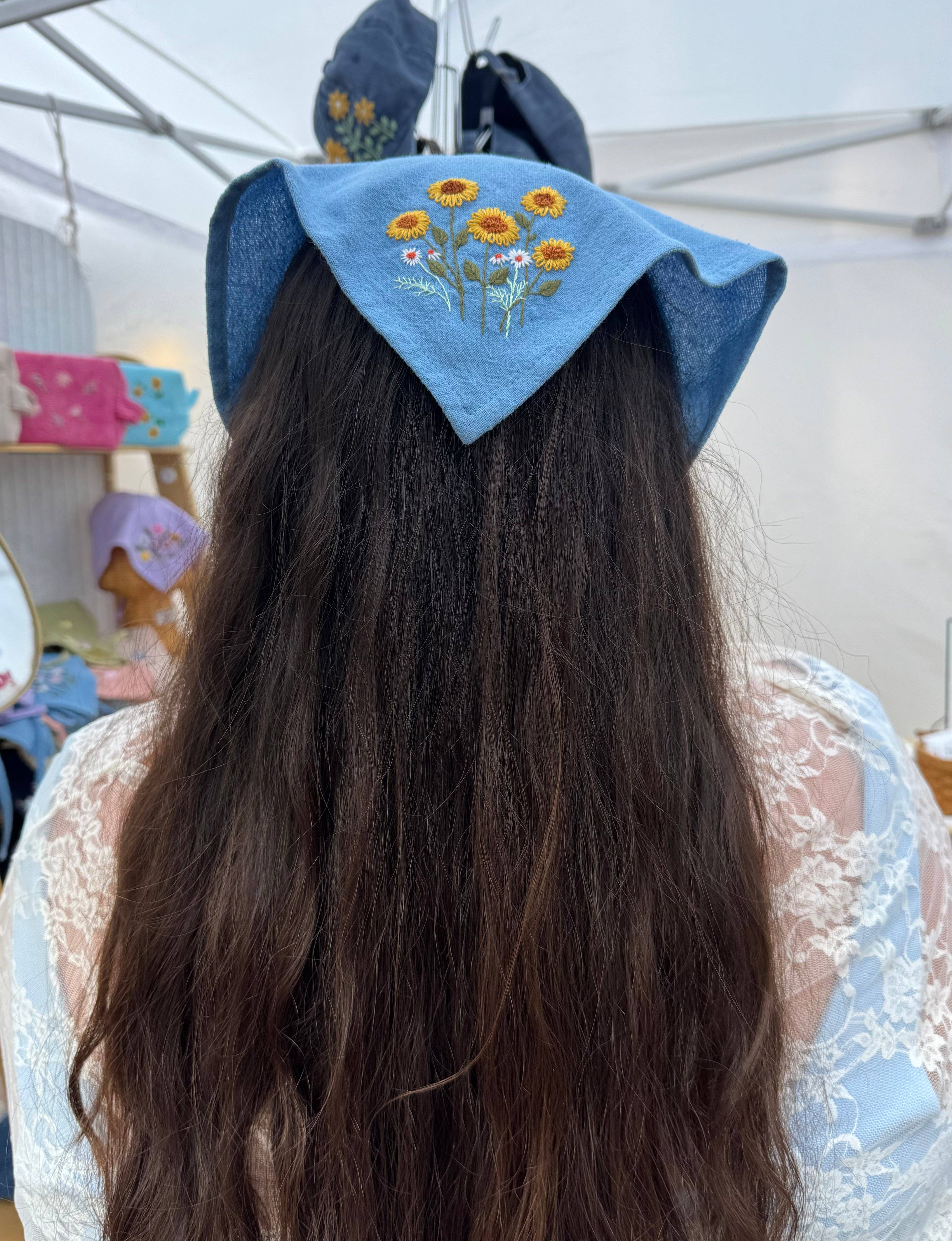 Ninu Handmade - Wholesale Bandana - Unisex - Mystery Embroidered Hair Bandana7