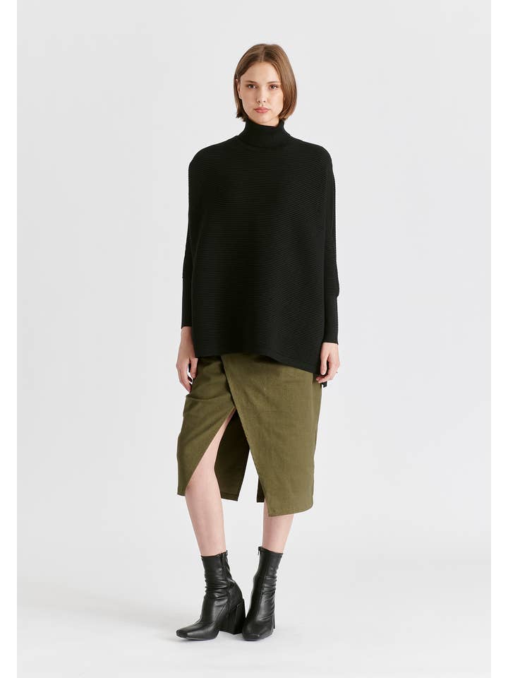 Paisie - Wholesale Knit Sweater - Women's - Paisie Turtleneck Ribbed Jumper1